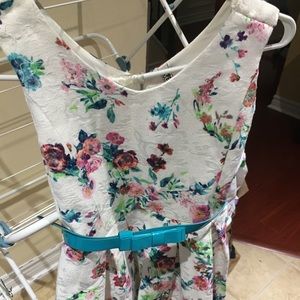 Youth Size 12 girls floral formal dress